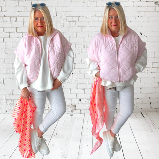 Steppjacke "PARQUET", barbie rosa