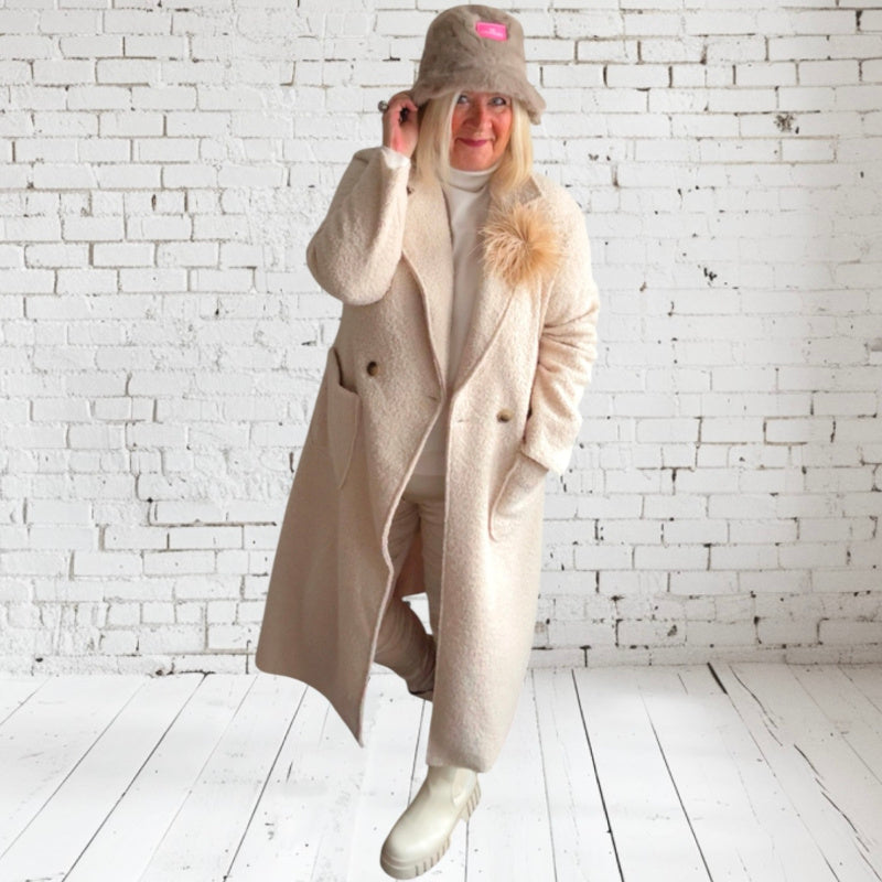 ZWILLINGSHERZ Mütze Bucket Hat "Plüsch & Furry"