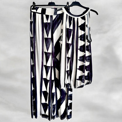 2-Teiler Koffer-Set "ART DECO", schwarz