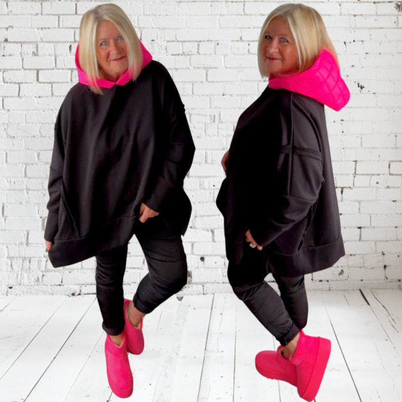 Hoodie "PINK HOOD", in 3 Farben
