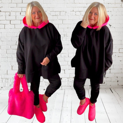 Hoodie "PINK HOOD", in 3 Farben