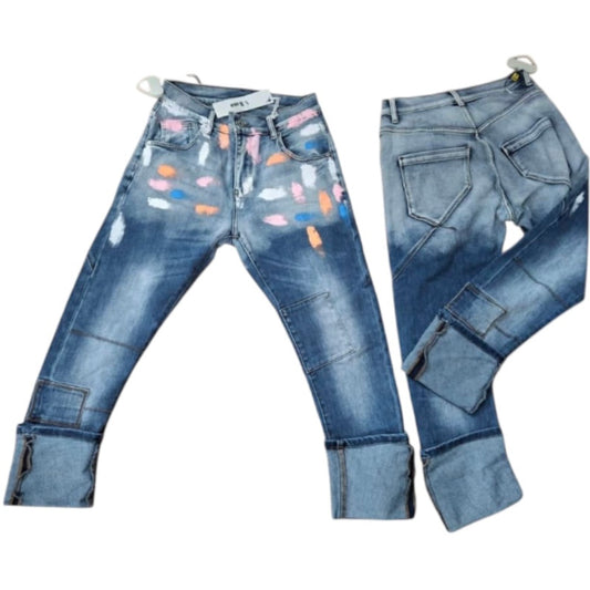 SEXY WOMAN Jeans "BRUSH STROKE"