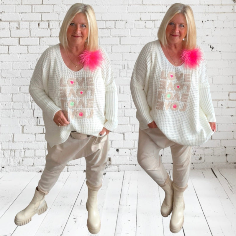 Baggy Hose "VELOUR with POCKETS"