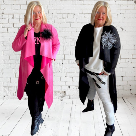 Velour Mantel "GRACE"