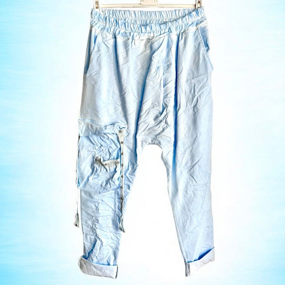 Baggy Hose "CARGO" mit Glitzernieten