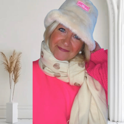Sweatshirt mit Roundneck "BRIGHT NEON", pink