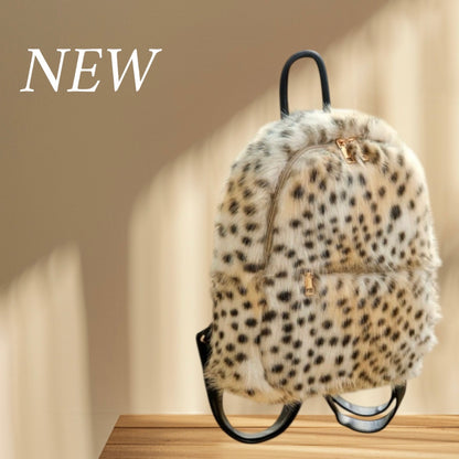 Rucksack "LEO" aus FAKE FUR