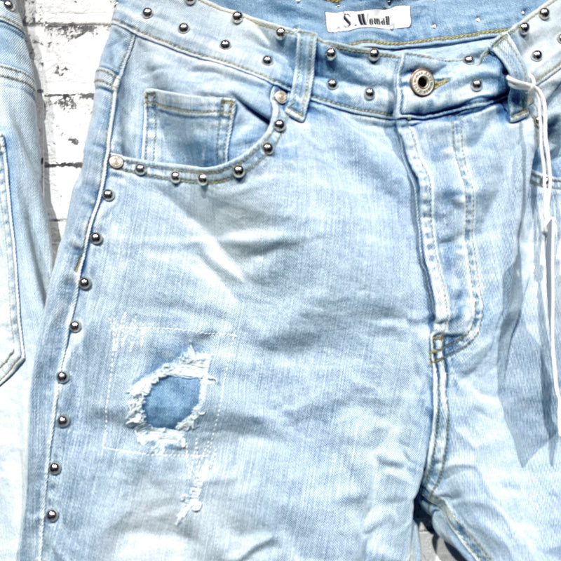 SEXY WOMAN Jeans "RIVETS" mit Nieten