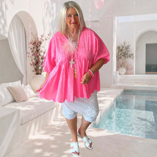 ESVIVID Tunika "SANGALLO", pink