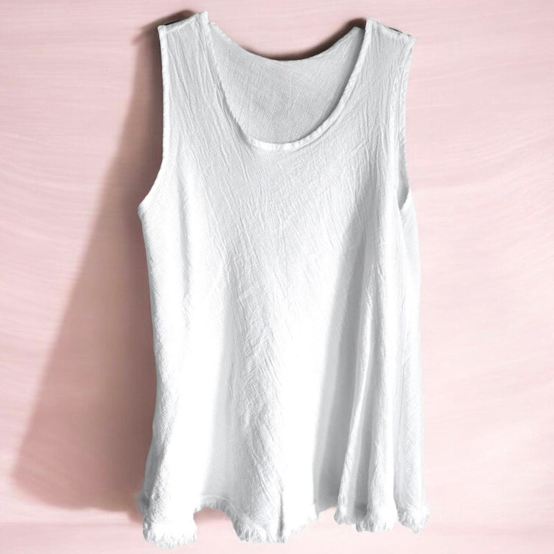 Leinen Top "BELL-SHAPED"