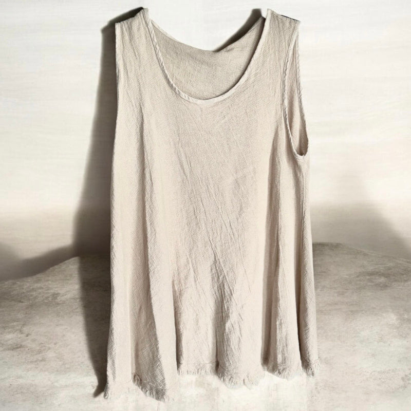 Leinen Top "BELL-SHAPED"