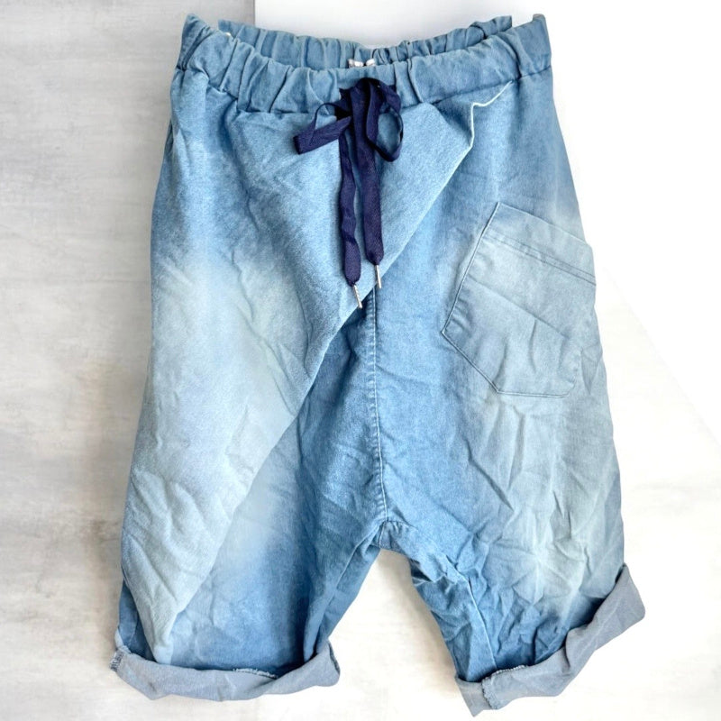 Jeans Baggy Bermuda "WRAP" (lieferbar ab 29.05.)