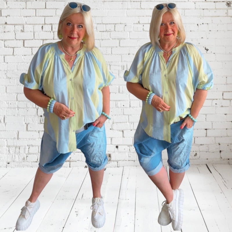 Jeans Baggy Bermuda "WRAP" (lieferbar ab 29.05.)