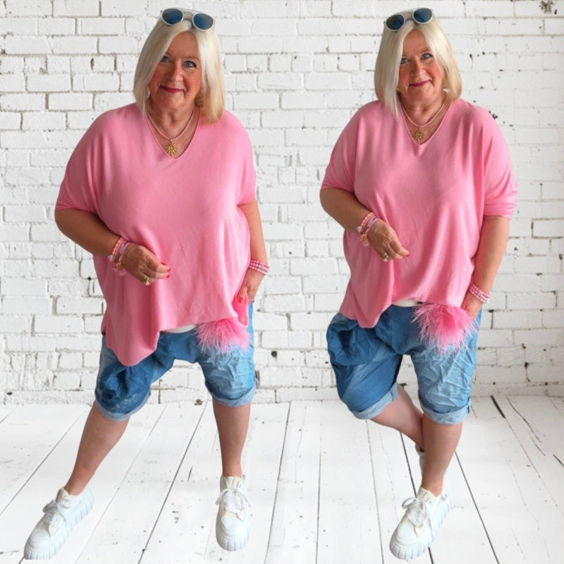 Jeans Baggy Bermuda "WRAP" (lieferbar ab 29.05.)