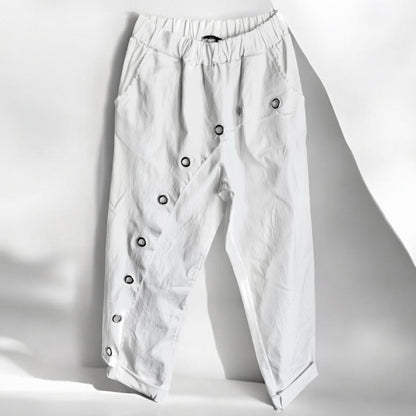 Jogg Pant "THROW" mit Schürze und Ösen