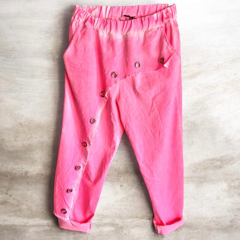 Jogg Pant "THROW" mit Schürze und Ösen