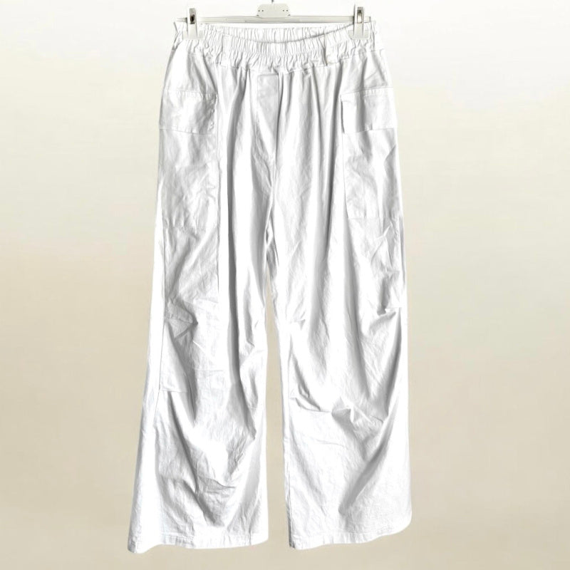 Hose "WIDE LEG" mit Cargo-Taschen, in 4 Farben