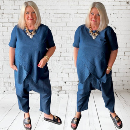 SUN SUN Harems Hose, Jeans Optik