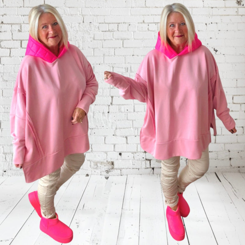 Hoodie "PINK HOOD", in 3 Farben