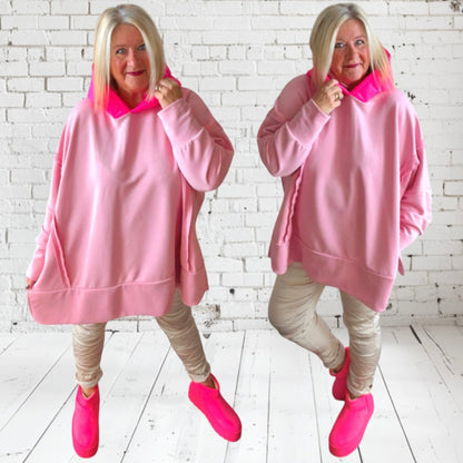 Hoodie "PINK HOOD", in 3 Farben