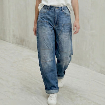 SEXY WOMAN Jeans "WORKER STYLE" mit Barrel-Bein