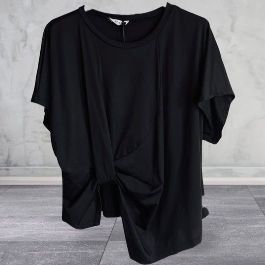 T-Shirt "SLING BACK", schwarz