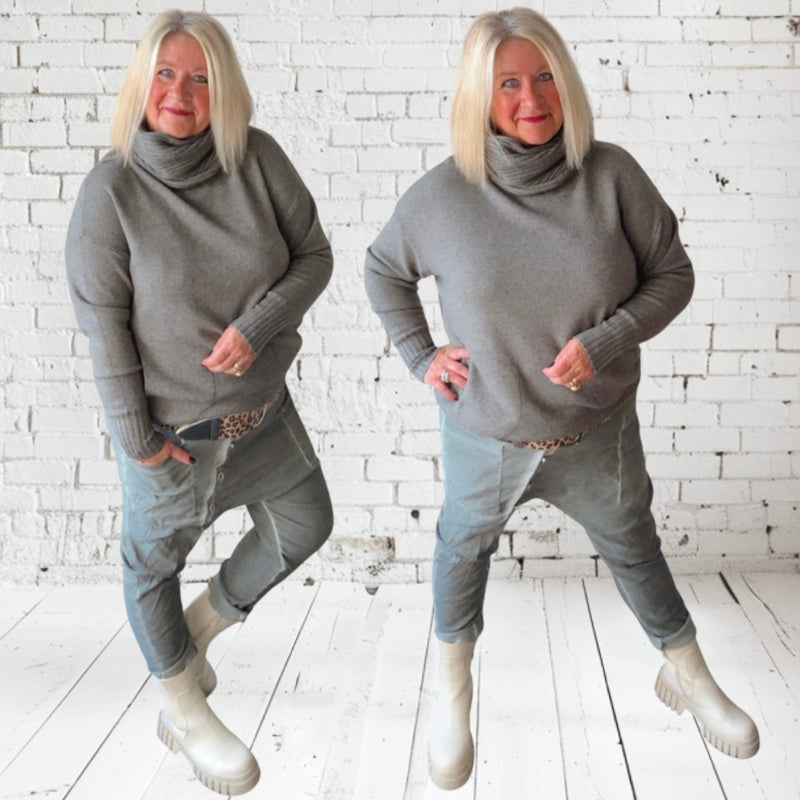 Rollkragen Pullover "MAGLIFICIO"