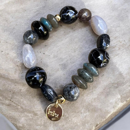 BIBA Armband "FASHION CLUB 2.0", grau/schwarz