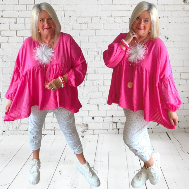 Leichte Bluse "BRUNA", pink