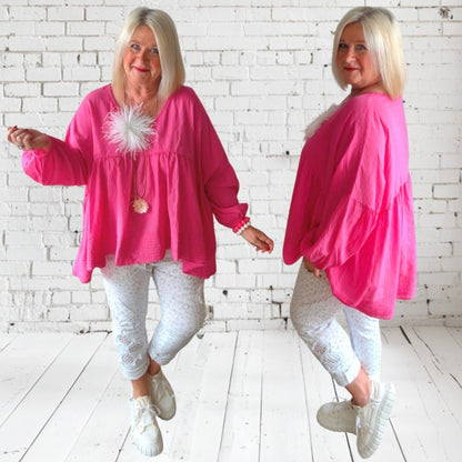Leichte Bluse "BRUNA", pink