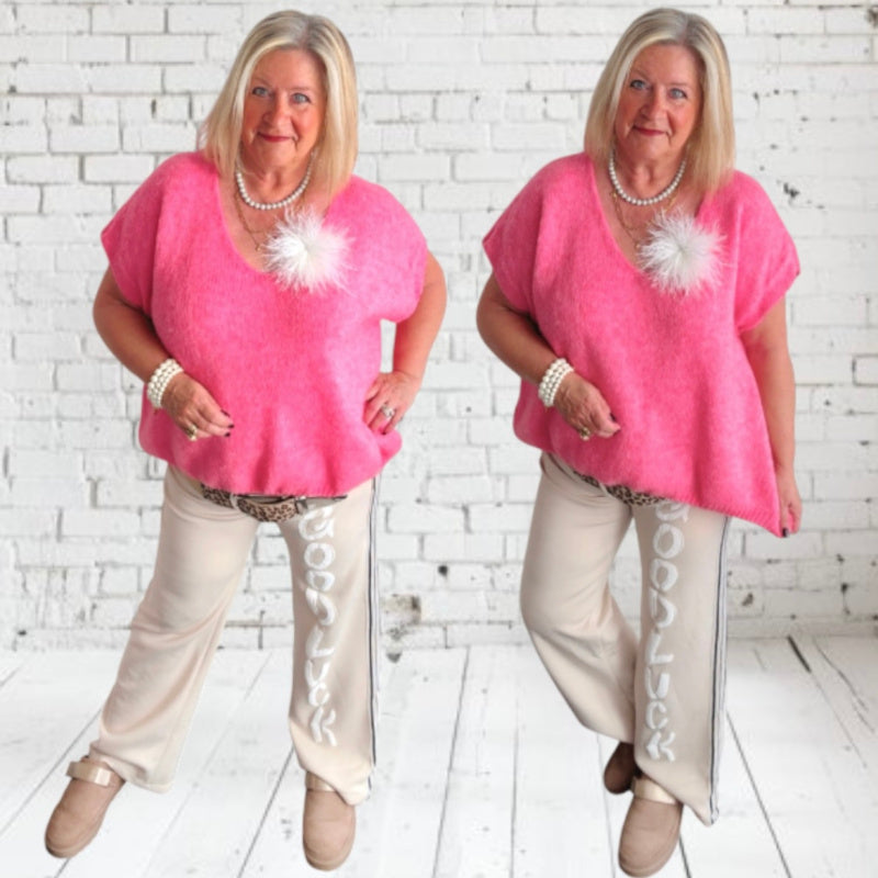 Pullunder V-Neck "TACY", in 3 Farben (Pullover ohne Arm)