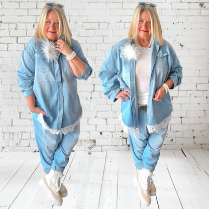 SEXY WOMAN Jeans Baggy "VINTAGE"