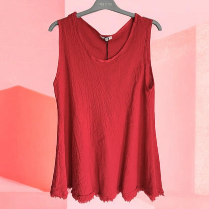 Leinen Top "BELL-SHAPED"