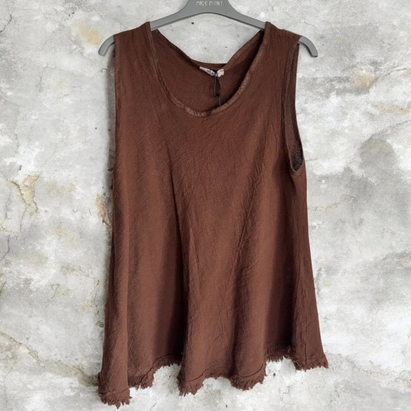Leinen Top "BELL-SHAPED"