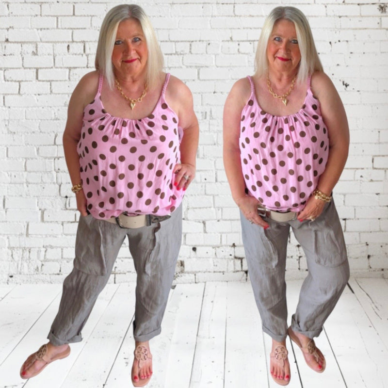 Viskose Top "LUCKY DOTS"