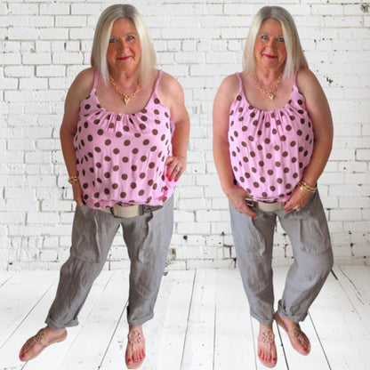 Viskose Top "LUCKY DOTS"