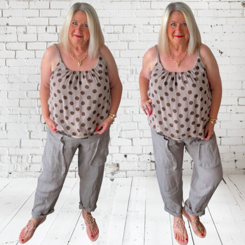 Leinen Hose "BIG POCKETS"