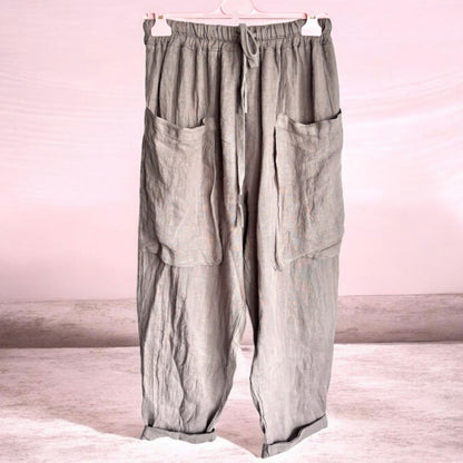 Leinen Hose "BIG POCKETS"
