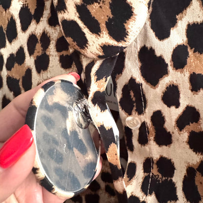 Bluse "LEO" 🐆 mit 3 großen Leo-Knöpfen