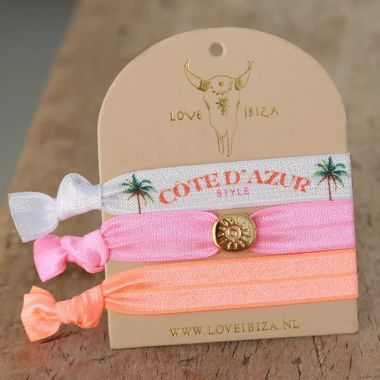 LOVE IBIZA - Elastic Bracelet Set "CÔTE D'AZUR"
