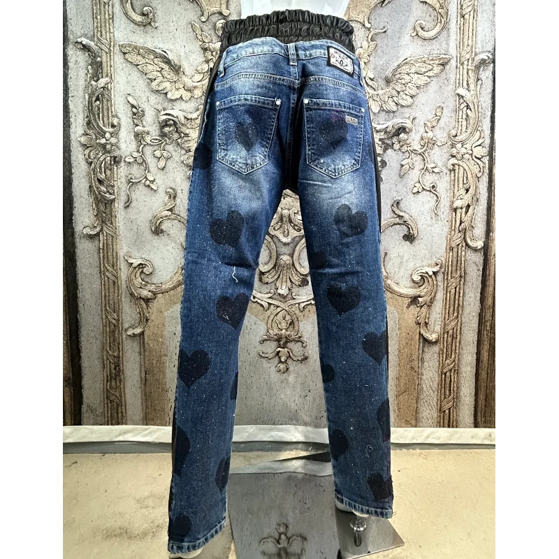 ROSE Jeans "HEARTS" mit Kettendetails