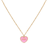 Kette Pink Heart 1