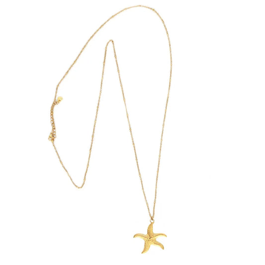 LOVE IBIZA Lange Halskette "STARFISH" mit Seestern-Anhänger