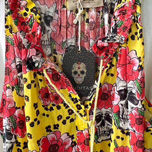 Londra Skull Gelb 2