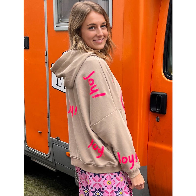 Mg8010 Hoodie Joy Heartface Sand Pink 2.1