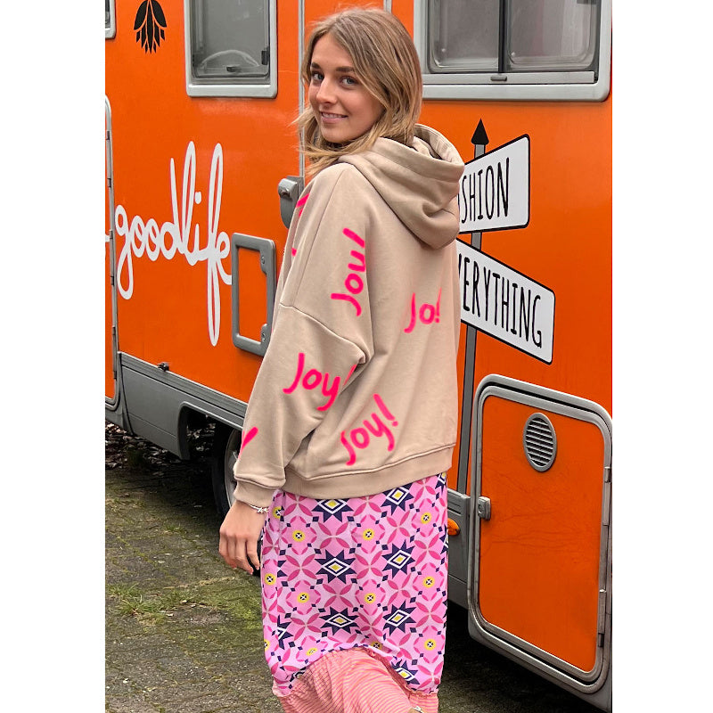 Mg8010 Hoodie Joy Heartface Sand Pink 3.1