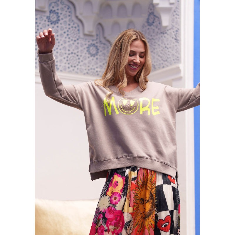 Mg8385 Sweat Beige Gelb More 1