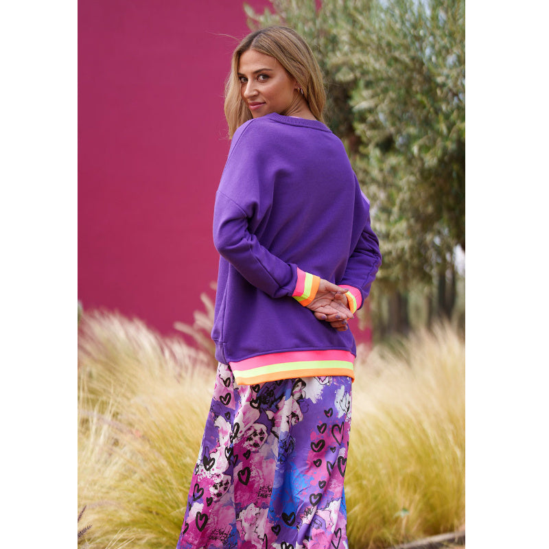 Mg8462 Sweat L(i)ebe Lila 3