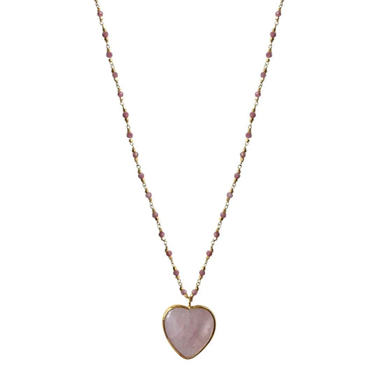 Necklace Rose Heart A