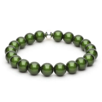 Olive Silber 10mm